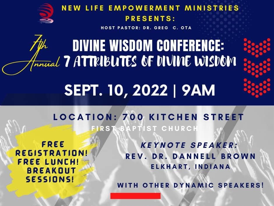 7th Annual Divine Wisdom Conference, Sept 10